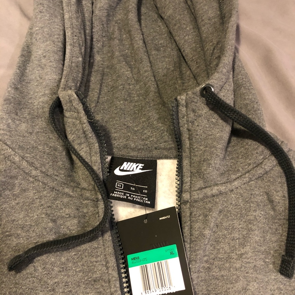 Nike gray half zip hoody - Picture 3 of 4
